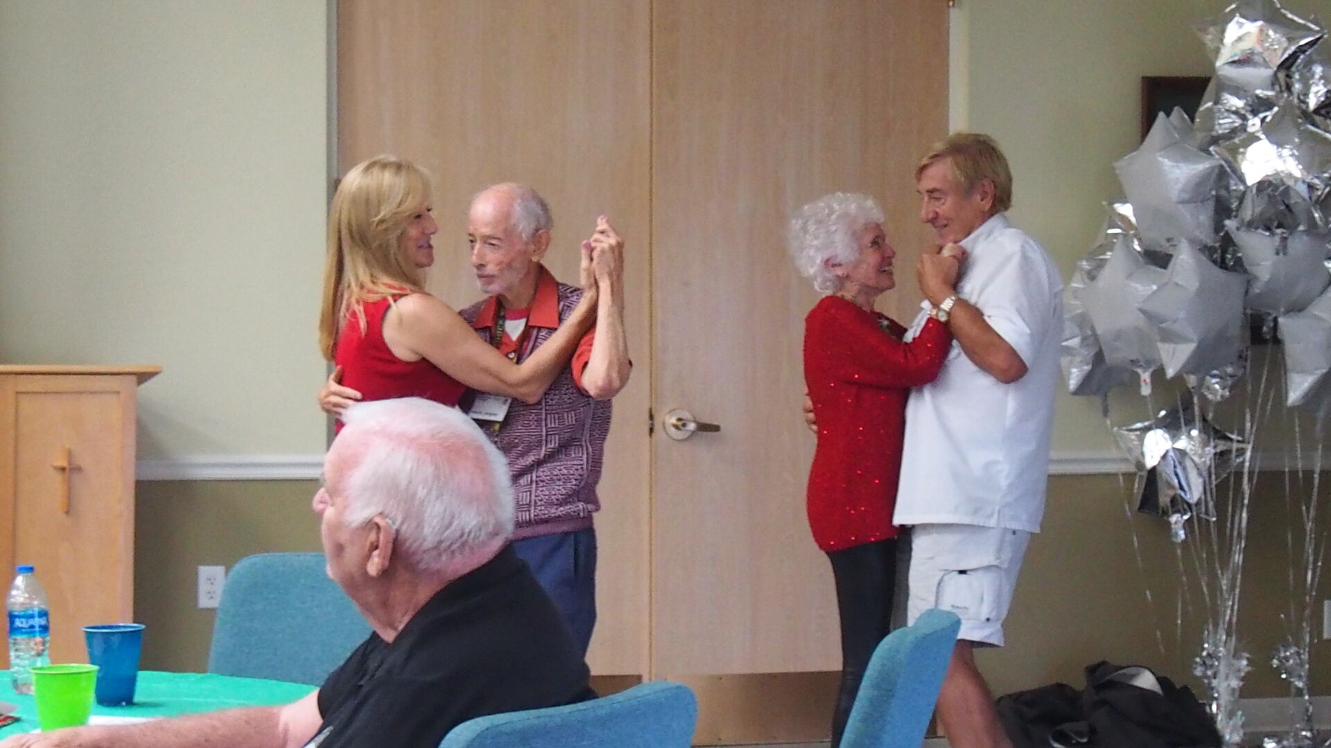 Tis the Season 5. Dancing was the order of the day at the December Lunch with Friends..JPG